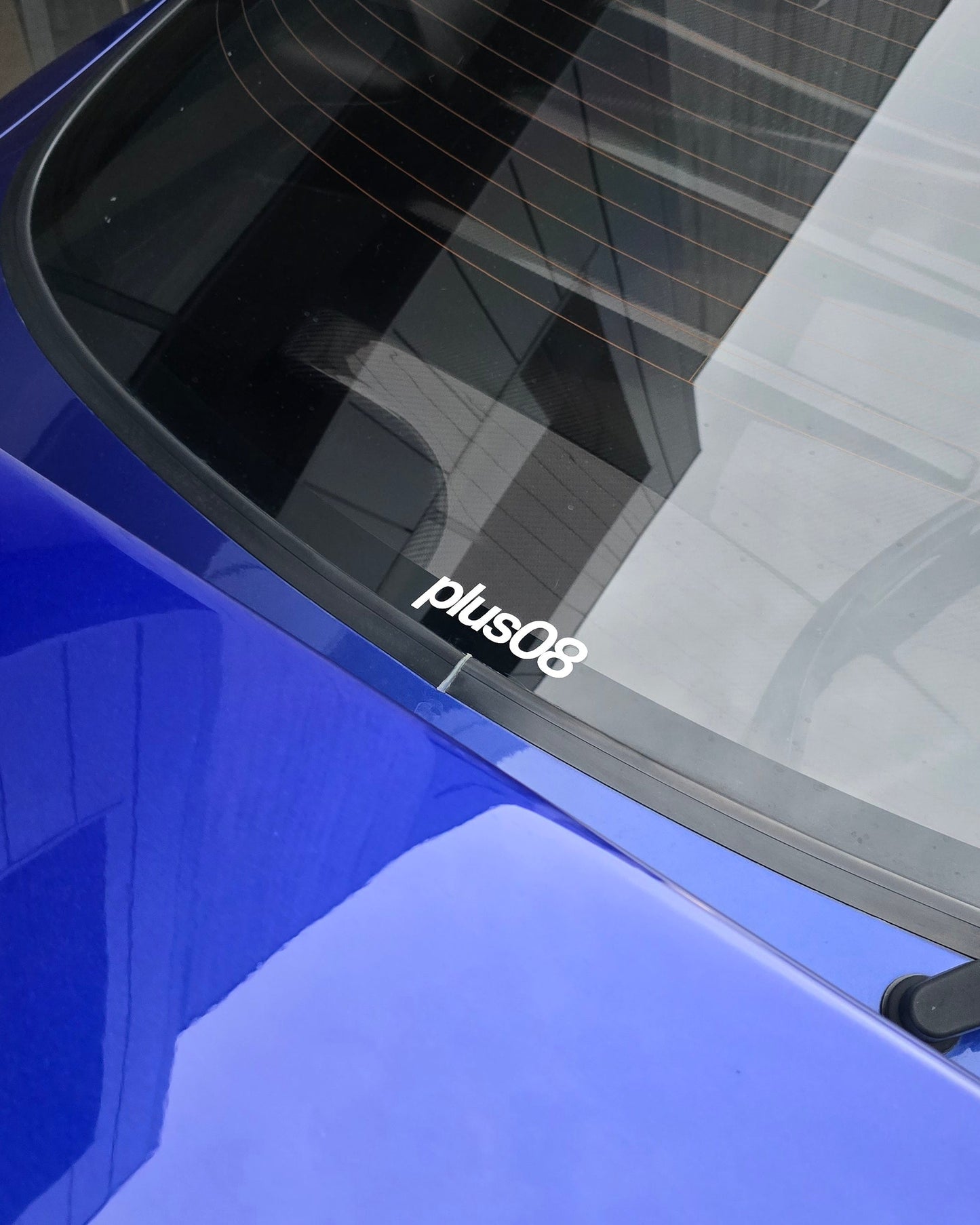 "plus08" Logo Transfer Sticker