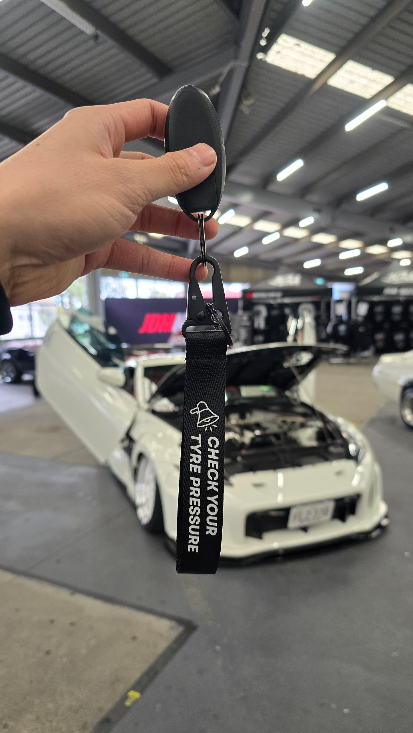 plus08 Lanyard Keychain